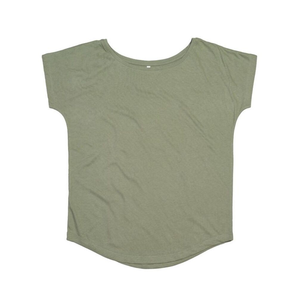 Mantis Womens/Ladies Loose Fit Short Sleeve T-Shirt / Soft Olive